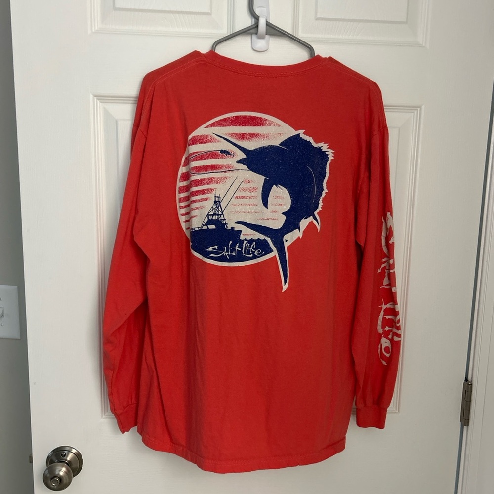 Men’s Size Large Salt Life Long Sleeve Shirt